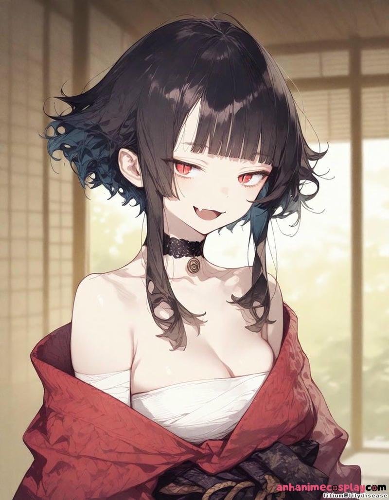 anime nữ tóc ngắn đáng yêu